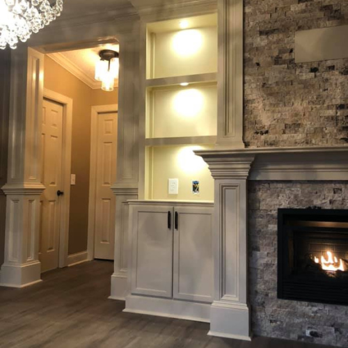 Created by White Fireplace & Columns